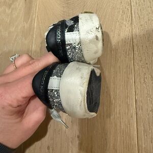 Baby golden goose glitter sneakers. Authentic. Size is 19